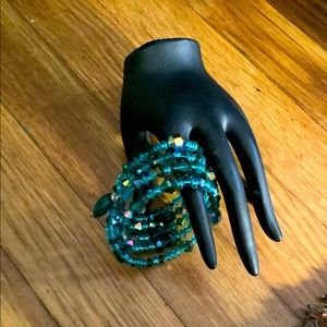 SORRY IT SOLD One-of-a-kind memory wire bracelet